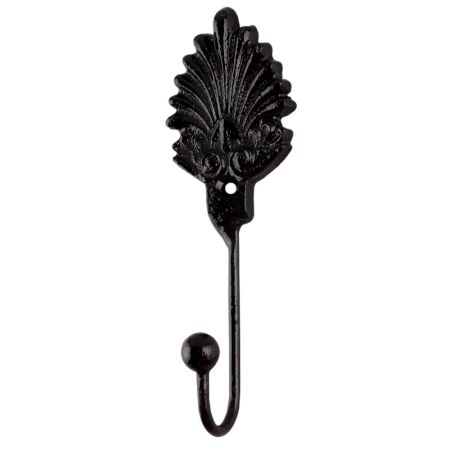 Decorative Black Iron Wall Hooks